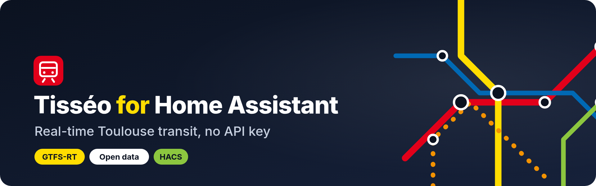 Tisséo for Home Assistant: real-time Toulouse transit, no API key